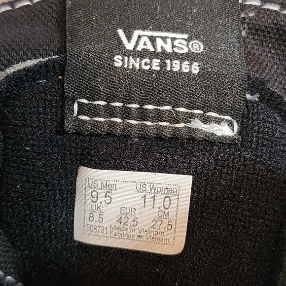 NWT VANS SK8-HI Bandana Black Suede Canvas Skate Shoes Men's Size 9.5 Women's 11 - Picture 14 of 14